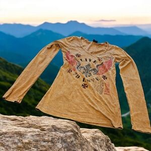 Daytrip | Tan Long Sleeve Shirt